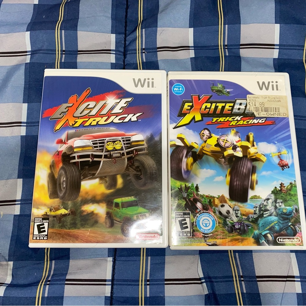 Excite Truck & Excite Bot Trick Racing For Nintendo Wii Game Lot